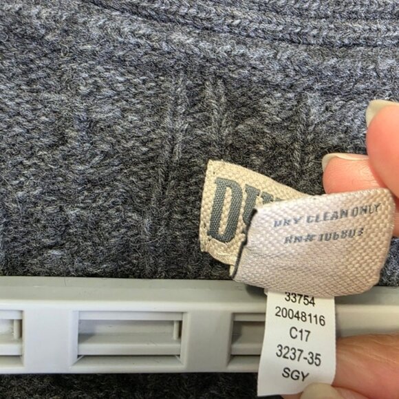 Duluth Trading co. cable knit  wool ; cashmere Cardigan - Picture 5 of 5